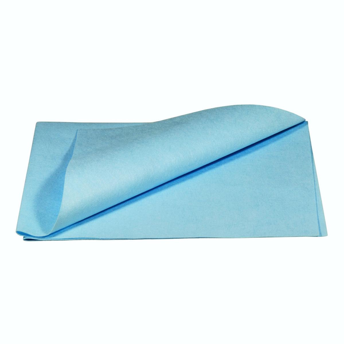 Mikrofasertuch Vlies ca. 40 x 45 cm gepresst |  blau 